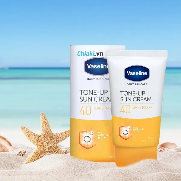 Kem chống nắng n&acirc;ng tone da Vaseline Tone Up Sun Cream SPF40/PA+++