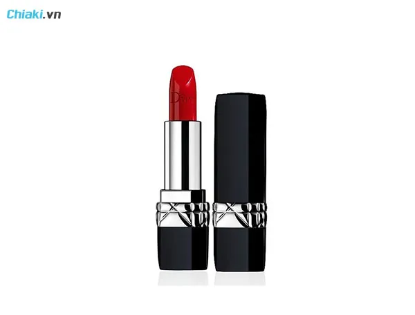 m&agrave;u son cho mặt mộc Dior Rouge Matte 999 đỏ thuần