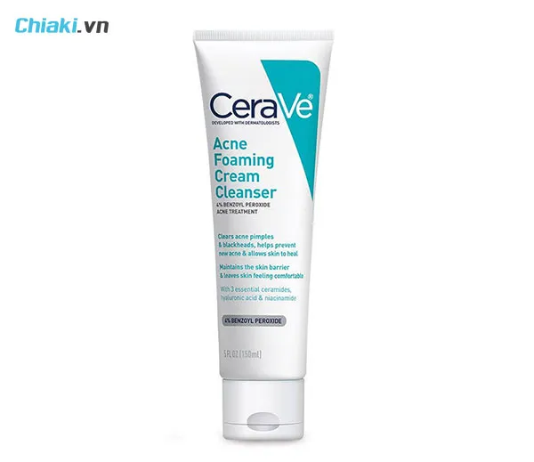 Sữa rửa mặt Cerave Acne Foaming Cream Cleanser 