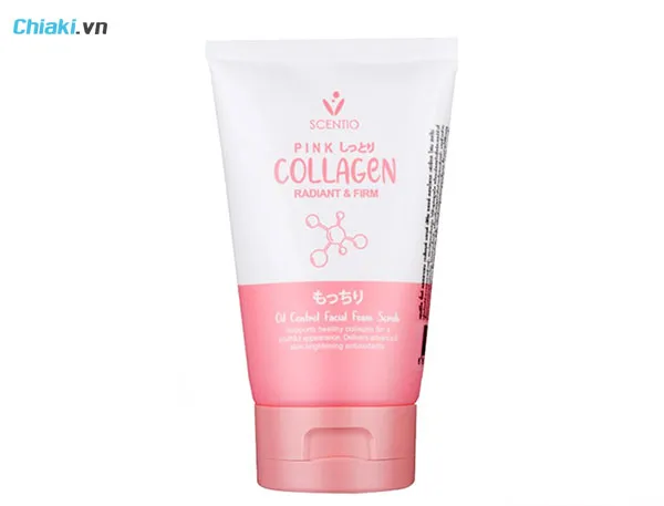 Sữa rửa mặt Th&aacute;i Lan Scentio Pink Collagen