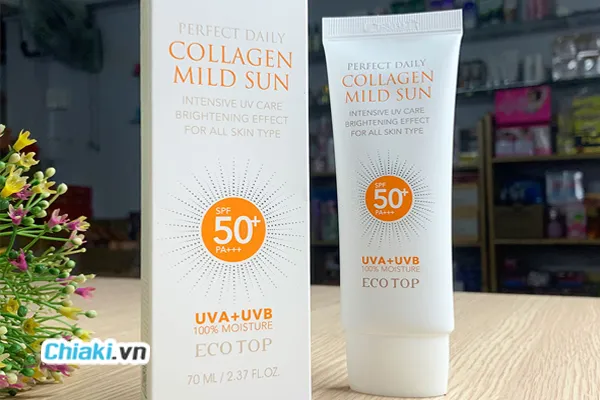 Kem chống nắng collagen mild sun H&agrave;n Quốc