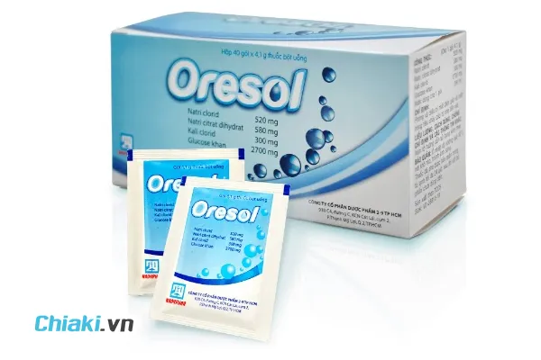 D&ugrave;ng Oresol cho ch&oacute; bị ti&ecirc;u chảy