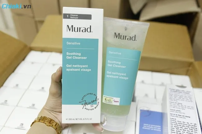 Sữa rửa mặt Murad cho da mụn nhạy cảm Soothing Gel Cleanser