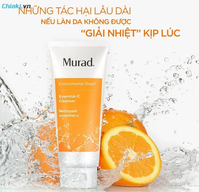 Sữa rửa mặt Murad v&agrave;ng Essential C Cleanser gi&uacute;p l&agrave;m s&aacute;ng da