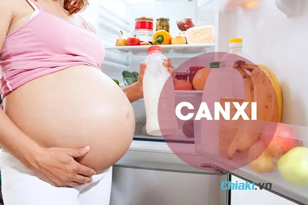 C&aacute;ch bổ sung canxi cho b&agrave; bầu
