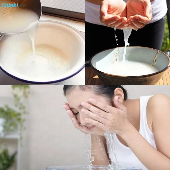 C&aacute;ch l&agrave;m trắng da to&agrave;n th&acirc;n cho học sinh bằng nước vo gạo&nbsp;