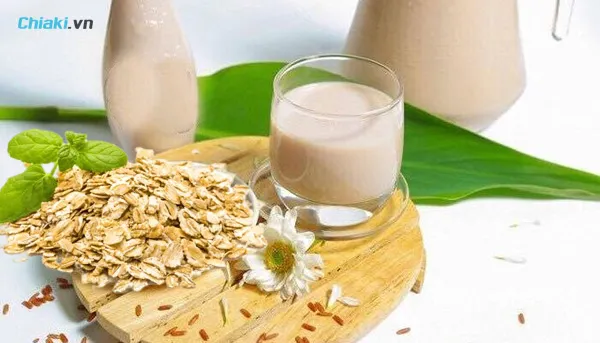 nước uống yến mạch gạo lứt giảm c&acirc;n