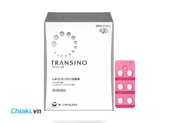 Transino Whitening Hỗ Trợ Trắng Da Giảm N&aacute;m Da T&agrave;n Nhang