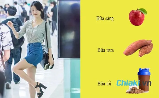 Hạn chế trong chế độ giảm c&acirc;n của IU