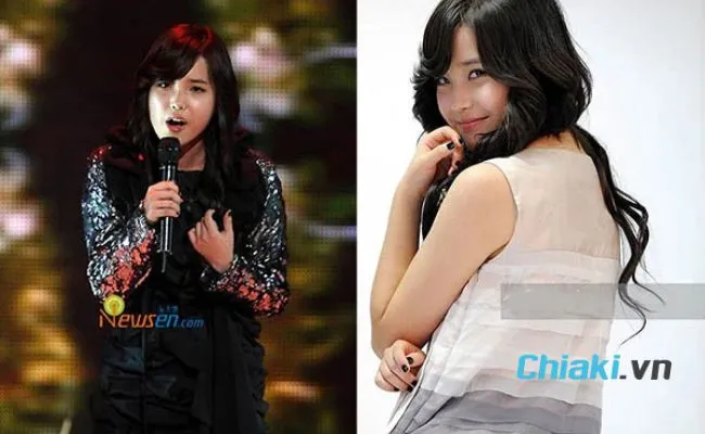 H&igrave;nh ảnh của IU l&uacute;c chưa giảm c&acirc;n