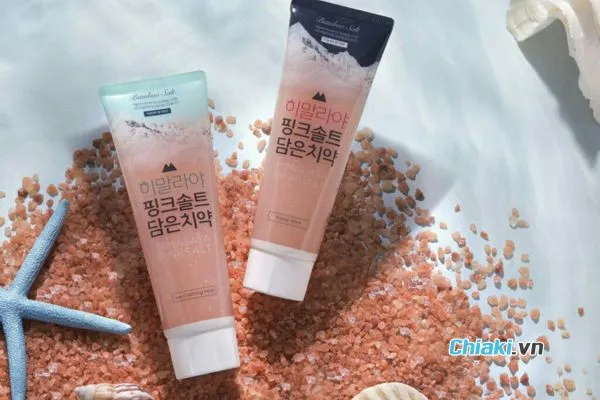 Kem đ&aacute;nh răng muối hồng H&agrave;n Quốc Bamboo Salt Himalaya