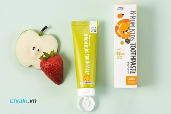 Kem đ&aacute;nh răng h&agrave;n quốc cho b&eacute; K-MOM từ 2-12 tuổi