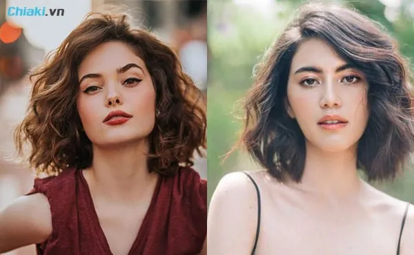 Kiểu t&oacute;c ngắn đẹp cho nữ xoăn x&ugrave;