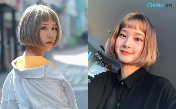 T&oacute;c ngắn nữ đẹp m&aacute;i ngố