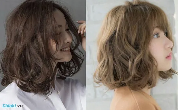 Kiểu T&oacute;c ngắn nữ đẹp uốn xoăn lơi
