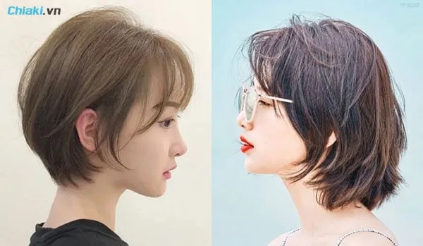 Mẫu t&oacute;c ngắn nữ c&aacute; t&iacute;nh bob layer
