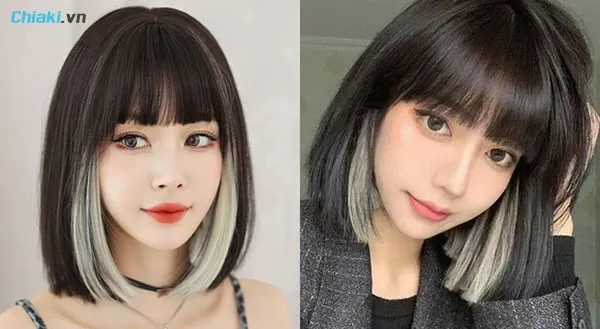 Mẫu t&oacute;c nữ ngắn highlight