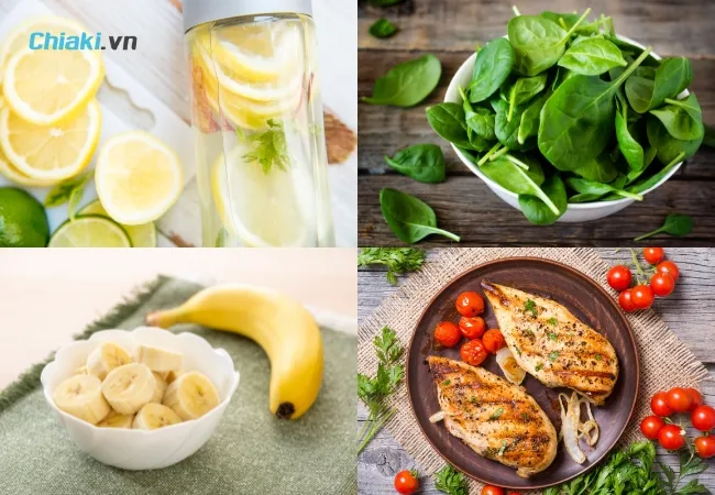 Thực đơn ng&agrave;y thứ 4 - C&acirc;n nặng bắt đầu giảm