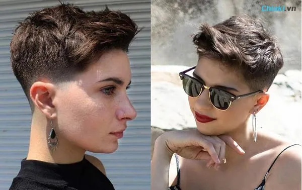 T&oacute;c nữ ngắn c&aacute; t&iacute;nh Undercut