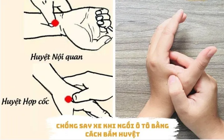 Bấm huyệt l&agrave; một phương ph&aacute;p d&acirc;n gian c&oacute; ưu điểm chống say xe hiệu quả