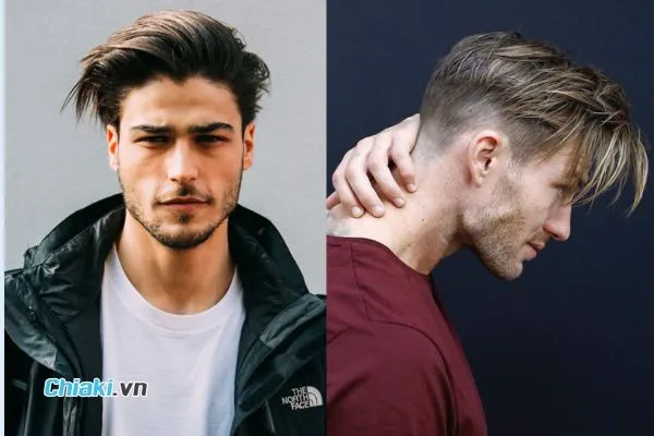 Kiểu T&oacute;c Nam 2 M&aacute;i Chia Ng&ocirc;i 7/3 Vintage