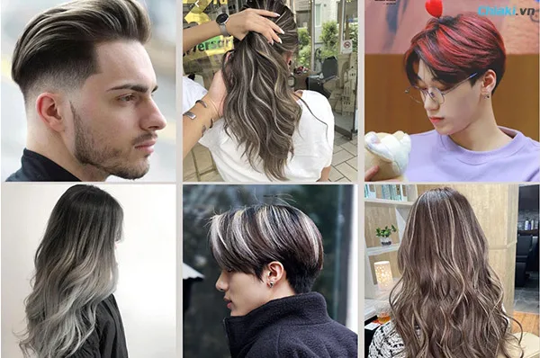 TOP 42 những màu nhuộm tóc highlight đẹp cho cả nam và nữ