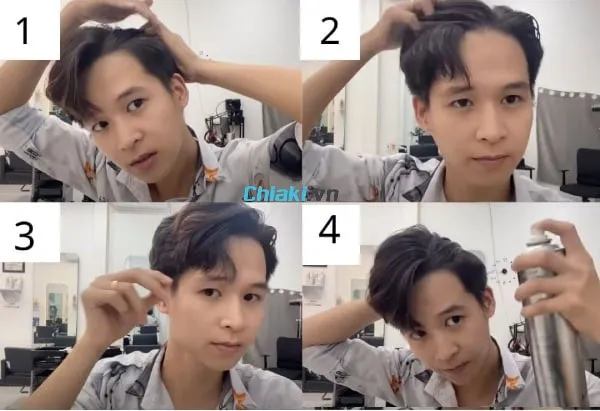 Hướng dẫn vuốt t&oacute;c side part 6/4 đ&uacute;ng c&aacute;ch