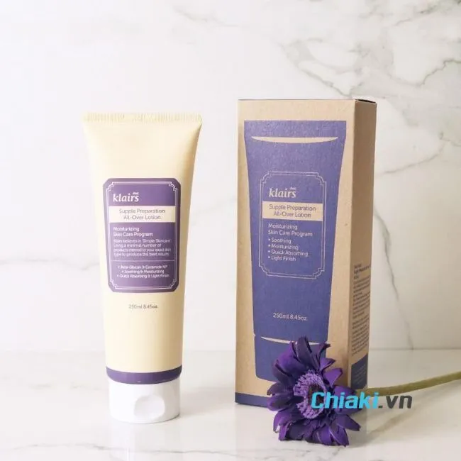 Kem dưỡng ẩm Klairs Supple Preparation All Over Lotion