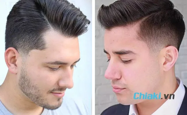 Kiểu t&oacute;c 7/3 Side Part