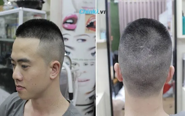 Kiểu t&oacute;c l&iacute;nh thủy đ&aacute;nh bộ Induction Cut