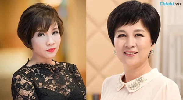 những kiểu t&oacute;c đẹp cho phụ nữ tuổi 50 t&oacute;c t&eacute;m m&aacute;i lệch