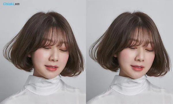 t&oacute;c ngắn uốn cụp chữ o