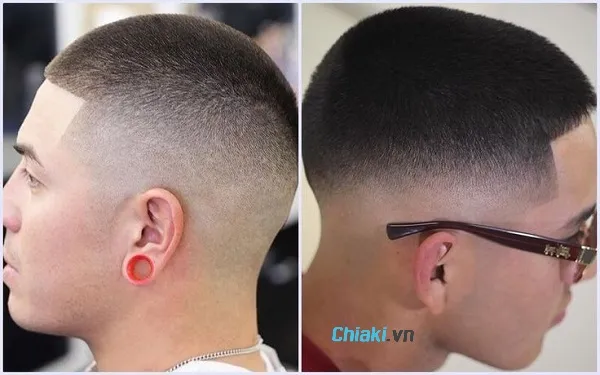 T&oacute;c l&iacute;nh đ&aacute;nh bộ Skin Fade Buzz Cuts