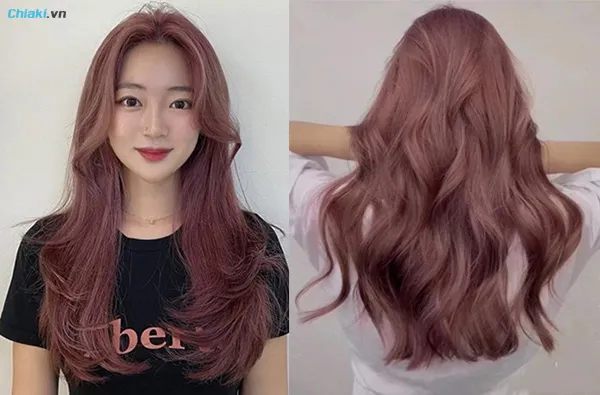 t&oacute;c hồng tr&agrave; trầm