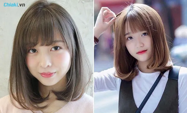 t&oacute;c ngắn uốn cụp kiểu lob