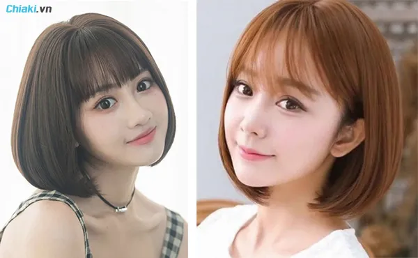 t&oacute;c ngắn uốn cụp chữ c