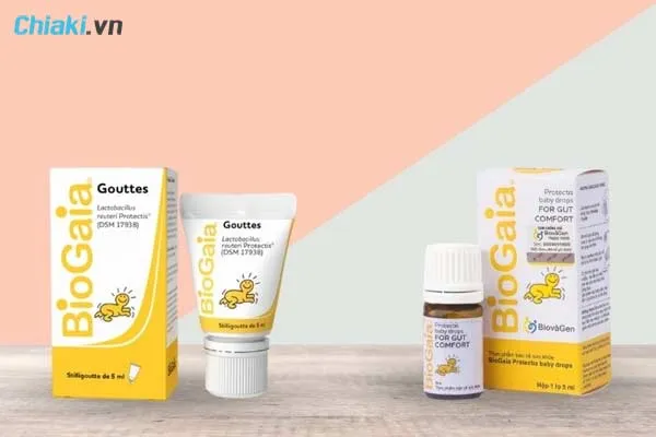 Biogaia cho trẻ sơ sinh uống l&uacute;c n&agrave;o