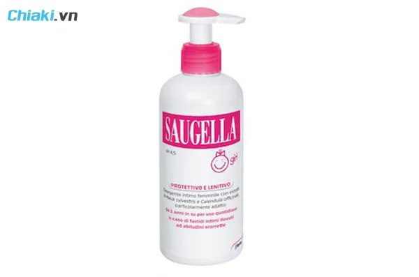 dung dịch vệ sinh cho b&eacute; Saugella Girl Intimate