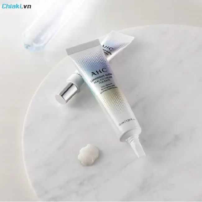 Kem mắt AHC Luminous Glow Eye Cream For Face dưỡng s&aacute;ng, chống quầng th&acirc;m