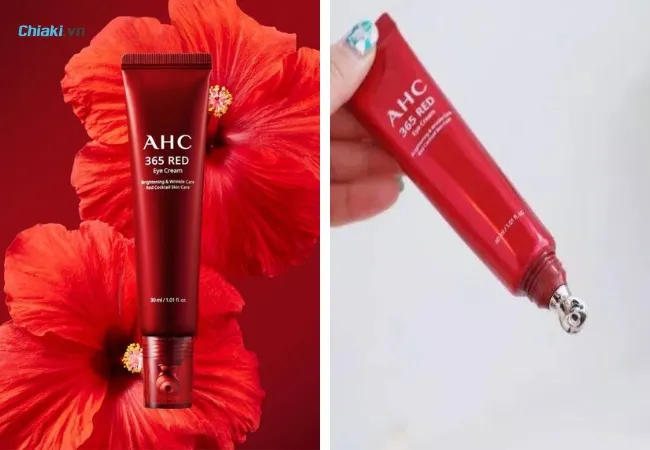 Kem mắt đỏ AHC 365 Red Eye Cream&nbsp;cải thiện nếp nhăn 