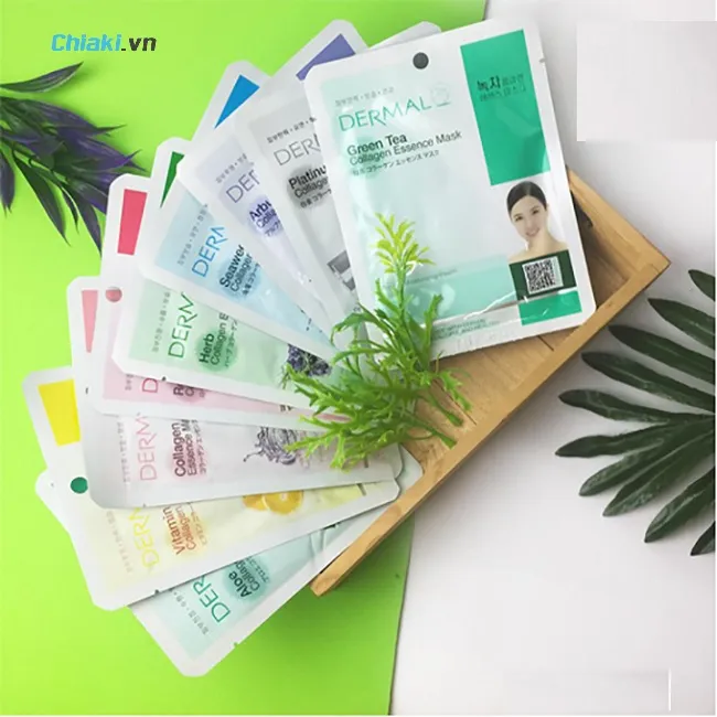 Mặt nạ dưỡng da H&agrave;n Quốc Dermal Collagen Essence Mask