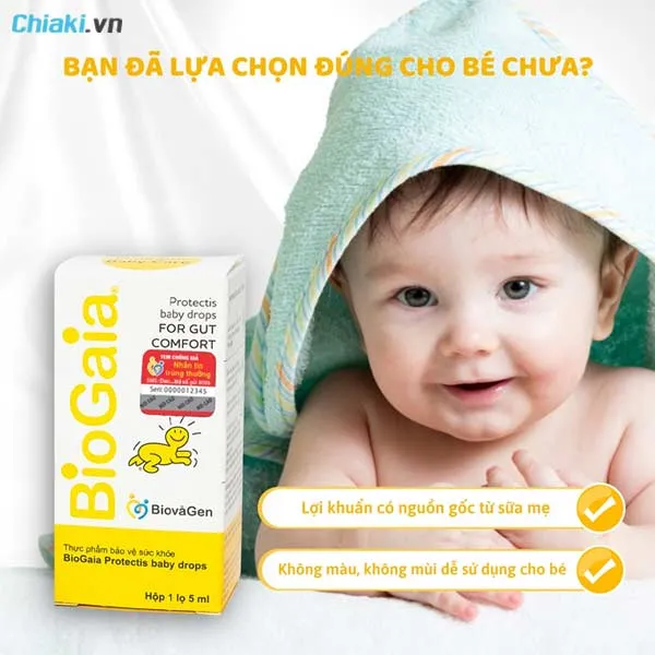 Biogaia c&oacute; th&agrave;nh phần l&agrave;nh t&iacute;nh
