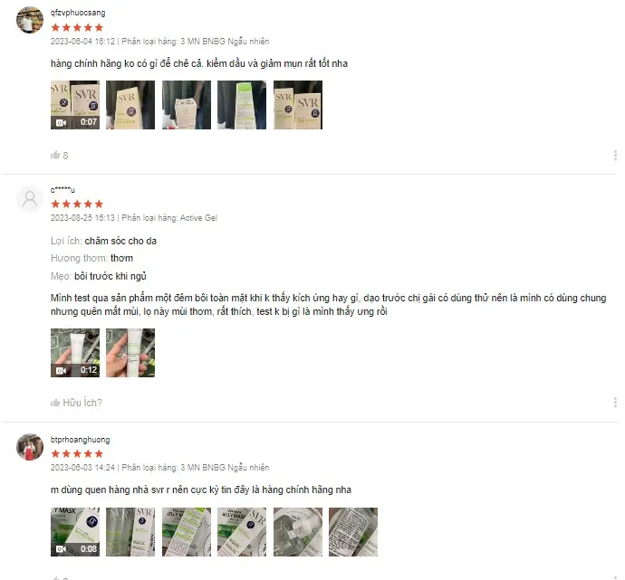Review cảm nhận của kh&aacute;ch h&agrave;ng khi sử dụng kem dưỡng ẩm SVR