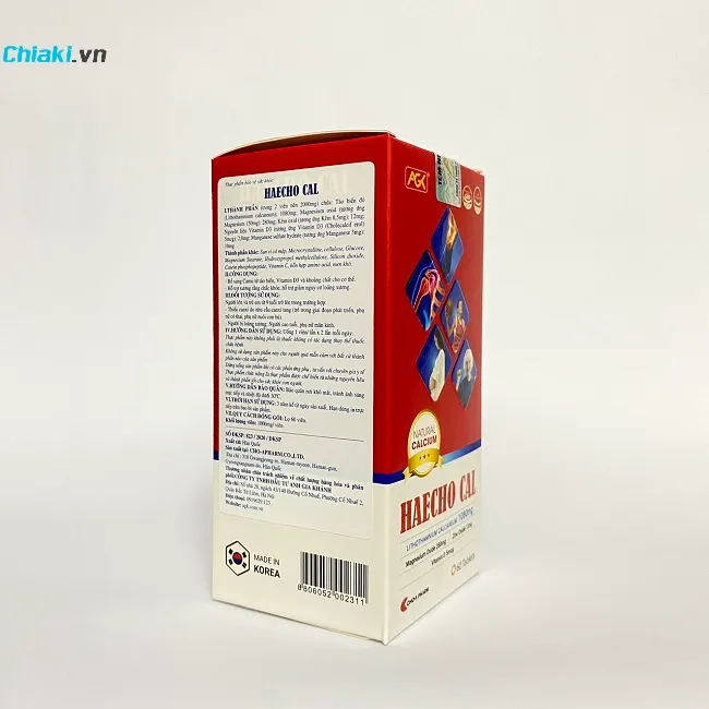Canxi tảo biển H&agrave;n Quốc Haecho Cal