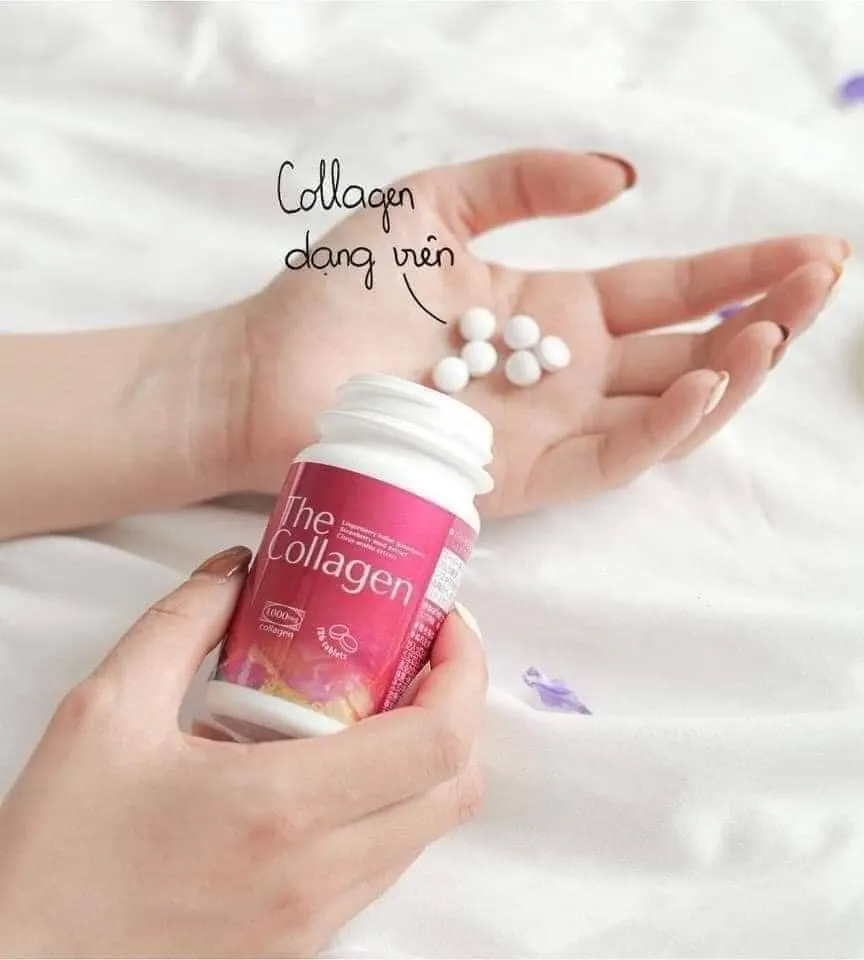Collagen trị n&aacute;m The Collagen Shiseido dạng vi&ecirc;n của Nhật
