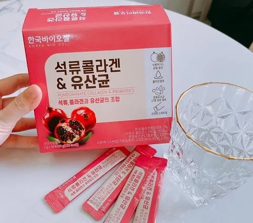 Collagen dạng bột lựu đỏ Bio Cell H&agrave;n Quốc