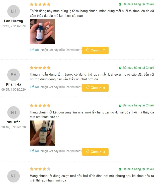 TOP 9 serum cho da nhạy cảm tốt hiện nay