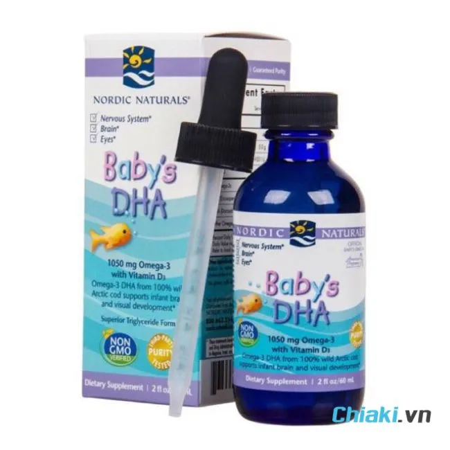 DHA cho trẻ sơ sinh từ 0-6 th&aacute;ng tuổi Nordic Naturals