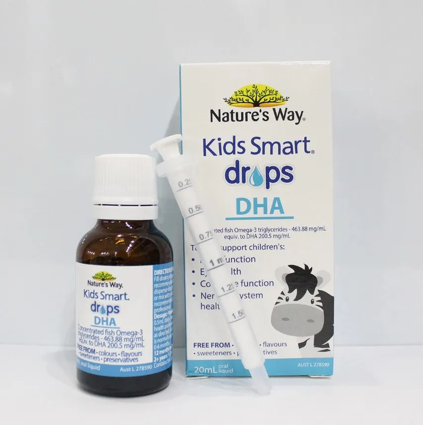 DHA dạng giọt - Nature&rsquo;s Way Kids Smart DHA Drops