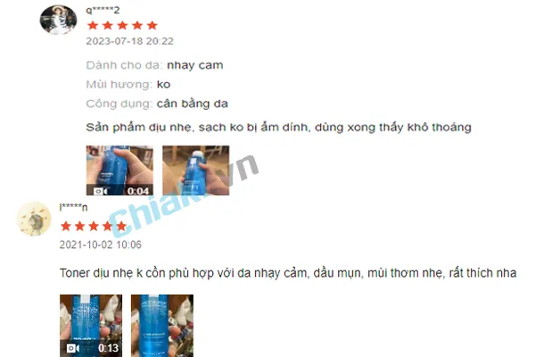 Review nước hoa hồng La Roche Posay Soothing Lotion
